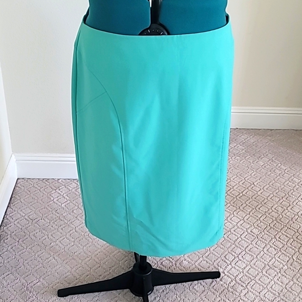 Worthington Turquoise A-line skirt